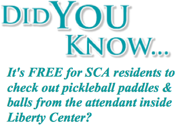 Pickleball sign out